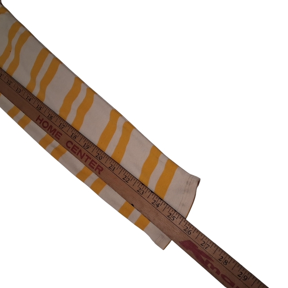 SALE EUC Womens Merona size XL long sleeve yellow and white striped T-shirt. - Picture 7 of 11
